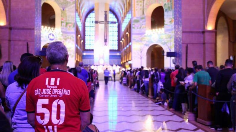 27ª Romaria Diocesana a Aparecida encerra a Semana da Família com a participação de 30 mil romeiros