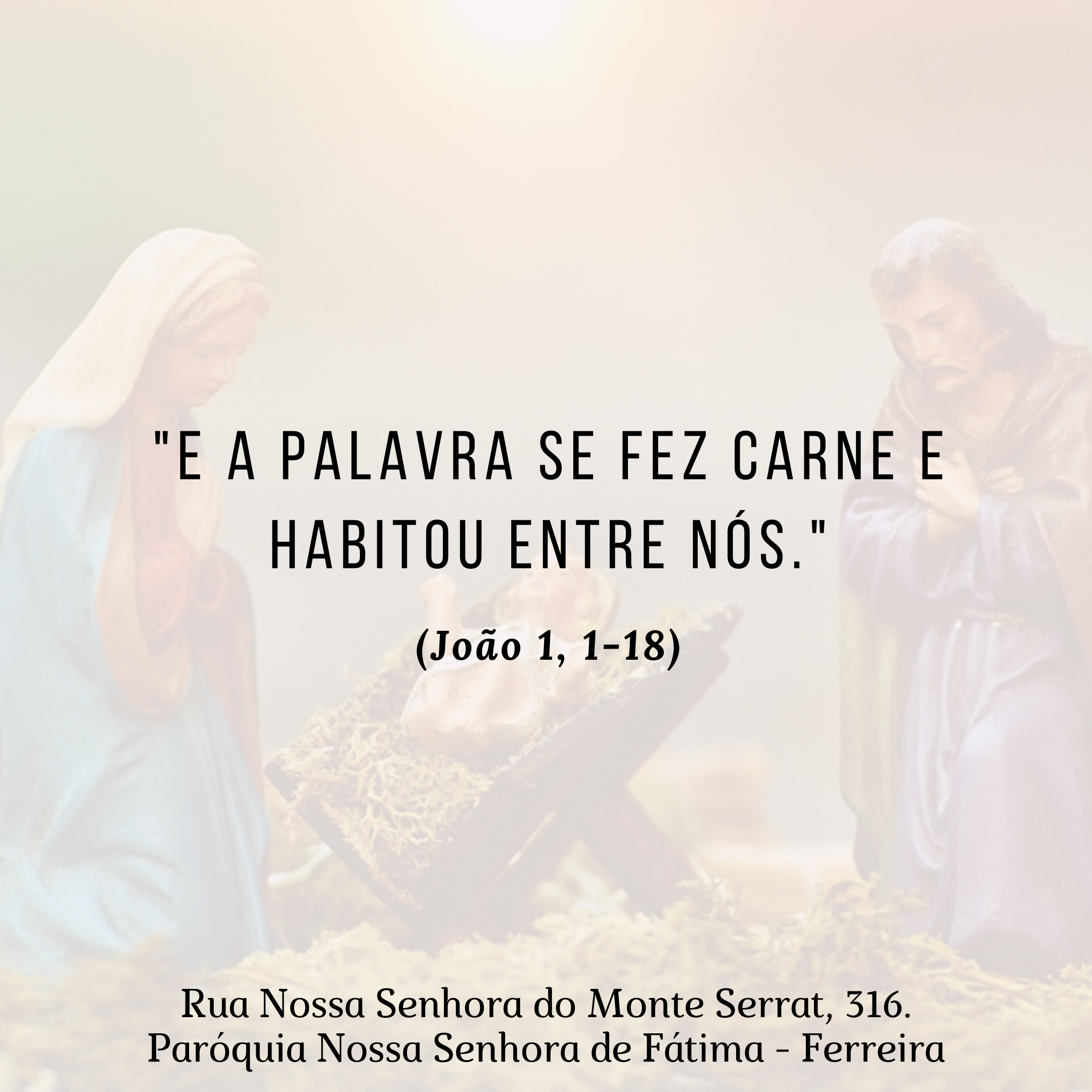 OITAVA DO NATAL – Paróquia Nossa Senhora de Fátima Ferreira