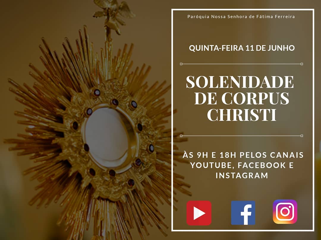 Missa Online da Solenidade de Corpus Christi