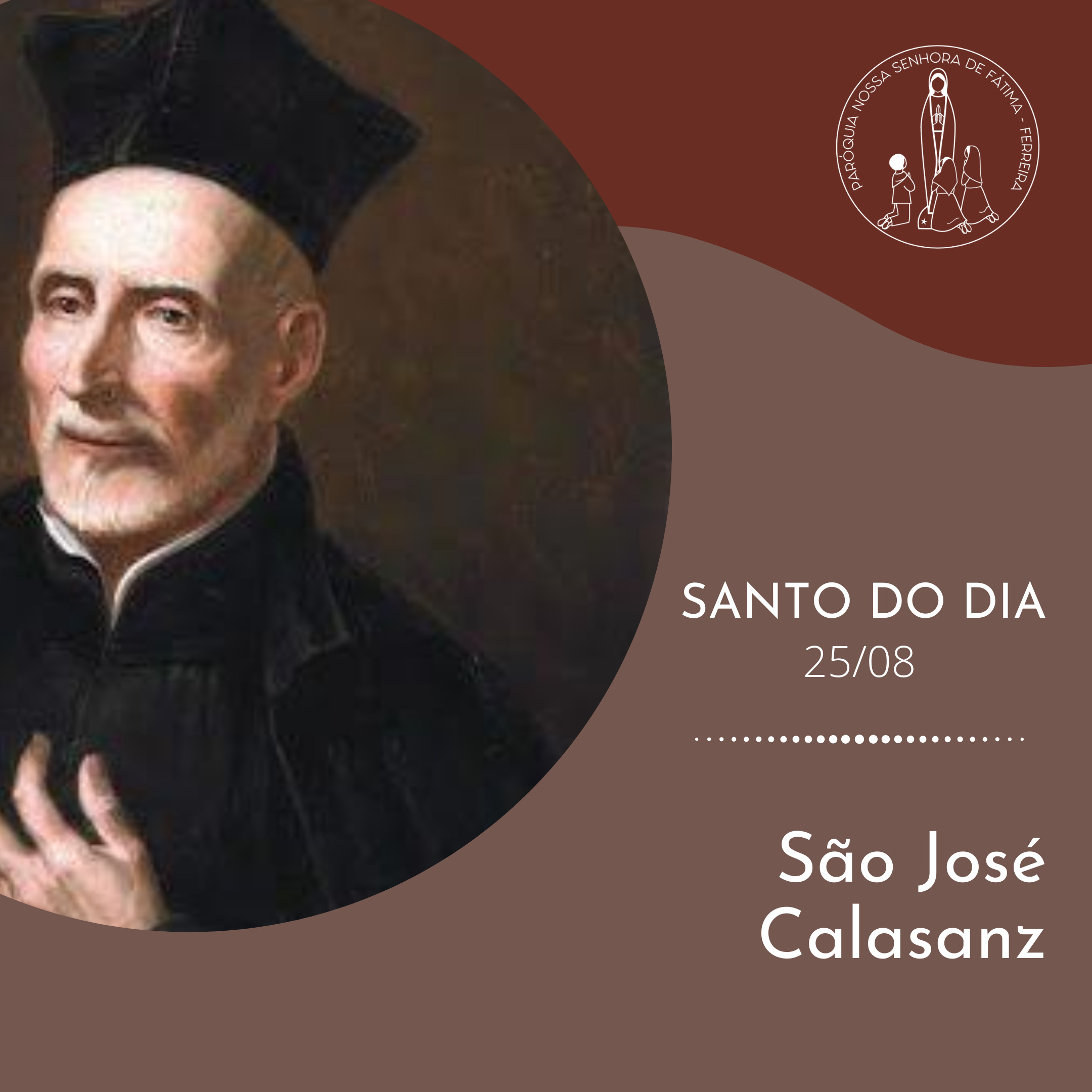 25/08 – São José Calasanz