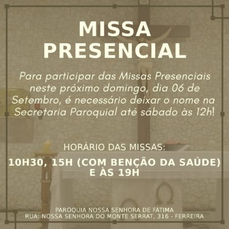 Missas Presenciais