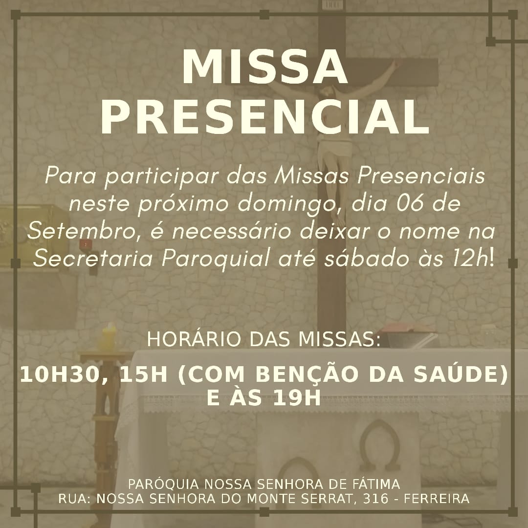 Missas Presenciais