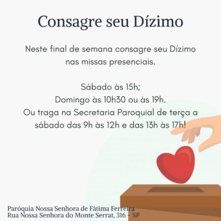 Consagre seu Dízimo